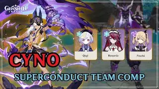 Cyno Superconduct Team Comp - Qiqi, Rosaria and Fischl