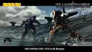 Exclusive Coupon Code for Transformers: The Last Knight, only in UC Browser