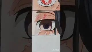 Day 8 ✨ Kagaya ✨MASTER OF HASHIRA👺 EYE DRAWING 🤯#animeart #drawing #demonslayer #art