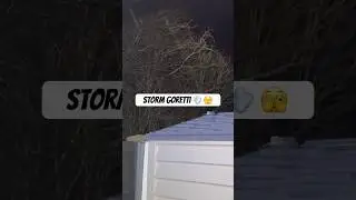 Шторм Горетти &mdash; просто безумие! 😳💨🌀 #природа
