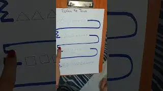 Fun Activity for Kids/ Follow the Track /Fast  Slow Game /Control the finger / Brain activity #0005