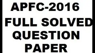 UPSC APFC 2016 FULL QUESTION PAPER DISCUSSION WITH ANSWERS ASSISTANT PROVIDENT FUND COMMISSIONER