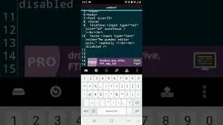 Creaci&oacute;n de formularios en HTML5 con DroidEdit Free