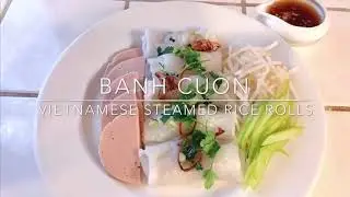 Vietnamese Steamed Rice Rolls Recipe | Banh Cuon | Nuoc Mam #G.C9 Kitchen
