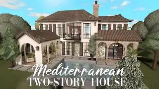 Roblox Bloxburg - Mediterranean Family House *Exterior* - Minami Oroi