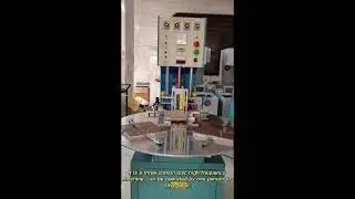 Rotary table high frequency welding machine for battery, toothbrush, Rubik's Cube