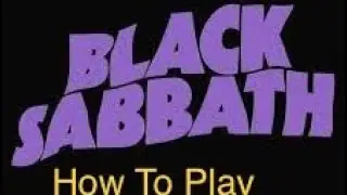 How To Play - War Pigs - Black Sabbath guitar lesson #howtoplayguitar  #wagohowardhanahou