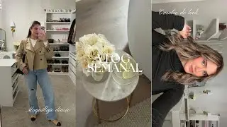 VLOG: Maquillaje en menos de 10 min, acomp&aacute;&ntilde;ame a la peluquer&iacute;a & cambio de look