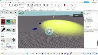 Your workspace when you finally finish scripting tutorials... (Roblox Studio)