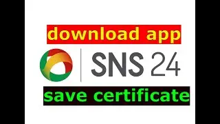 SNS 24 App for IOS & android