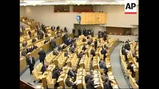 Russian lawmakers approve 2nd reading of bill extending presidential term