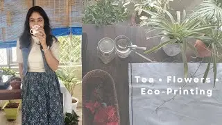 &ldquo;Relaxing Studio Vlog | Tea Ritual & Eco-Printing 🌿&rdquo;