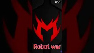 ini aku bikin logo robot war #robotwar