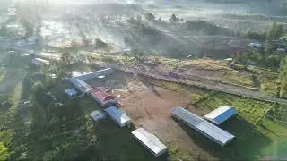 Ialibu Station, Southern Highlands Province 🇵🇬 #dronevideo #travel #scenicviews #png