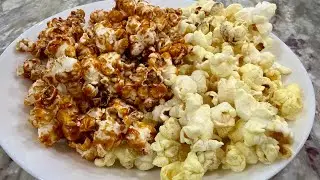 Popcorn - Caramel & Butter Flavor - Perfect Movie Snack 