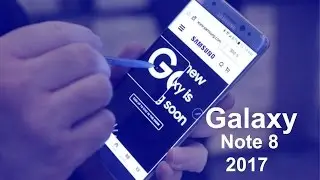 Samsung galaxy note 8 Concept