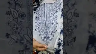 Premium Unstitched 3PC Lawn Suit | Digital Print + Embroidery | Qasrelibas #fashion #lawnsuitdesign