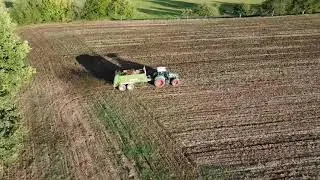 Miststreuen|Fendt Vario 724|Bergmann TSW 4190 S