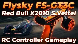 Flysky FS-GT3C - Red Bull X2010 S.Vettel - Gran Turismo 5 - PS3 - RC Controller Gameplay (POV)