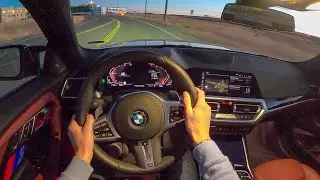 2022 BMW M240i xDrive - POV Night Drive (Binaural Audio)