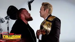 Buddy Matthews comes face-to-face w/ AEW Continental Champ Kazuchicka Okada! | 2/8/25, AEW Collision