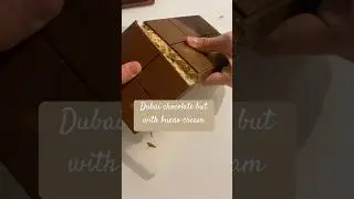 Dubai chocolate but with bueno cream #hiisi #viralsong #dubai #chocolate #bueno #schokolade