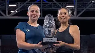 Jelena Ostapenko / Su-Wei Hsieh - Brisbane Trophy Ceremony