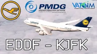 [P3D] PMDG 747 QOTSII Full Flight EDDF-KJFK DLH400