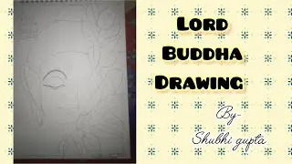 Lord Buddha Drawing 🙏🏻✨⛩️