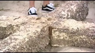Mysterious 20 Ft Cross Washes Ashore