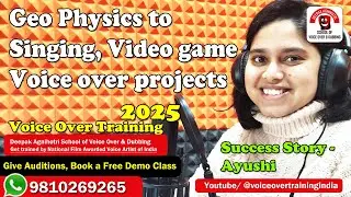 Voice Over Training Delhi - How I got Singing, Video game projects during training - Success Story