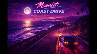 Moonlit Coast Drive 🌙 | Chill Synthwave Night Ride
