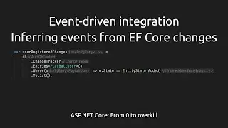 Event-driven integration #2 - Inferring events from EF Core changes [ASPF02O|E041]