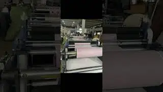 Equipo de corte transversal de tela no tejida