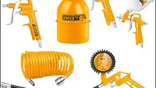 INGCO 5 Pcs air Tools Set