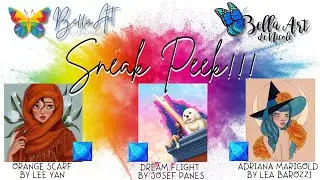 SNEAK PEEK of 3 New Kits from Lee Yan, Josef Panes, and Lea Barozzi #diamondpainting