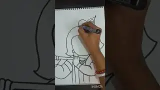 Lord Gopal Drawing easy #gopal # #drawing #easy #art  #shorts