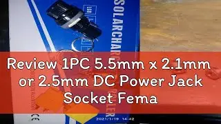 Review 1PC 5.5mm x 2.1mm  or 2.5mm DC Power Jack Socket Female Panel Mount Adapter Connector