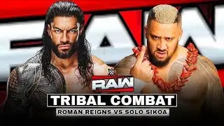 WWE 2K25 Roman Reings vs Solo Sikoa | Tribal Combat Gameplay