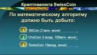 SwissCoin, майнинг, токены, сплит
