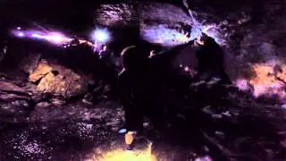 Inside of the Paris Ice Cave near Paris, Idaho