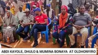 ISIOLO Team Abdi Kayole, Fatuma Dhulo and Mumina Bonaya at Oldhonyiro.