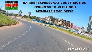Nairobi Expressway construction Mombasa road, Drive from Next gen mall, JKIA, Syokimau to Mlolongo.