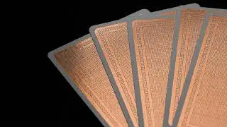 Bronze Cold Foil Playing Cards