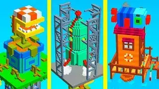 Idle Tower Builder! Max Level FlyCatcher, Moon Express & Fisherman House! Gold Hack in Tap Tower
