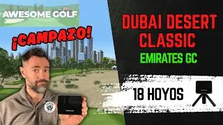 Jugamos el Dubai Desert Classic en casa ⛳ Garmin R10 + Awesome Golf