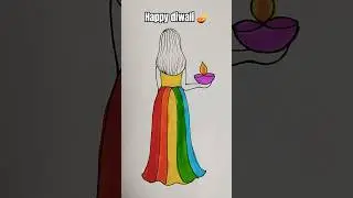 Happy diwali drawing | Diwali celebration drawing #drawings #art #diwali