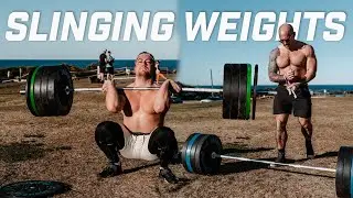 Slinging Some Weights At Coogee Beach - Sonny Webster & Apex Strength Society