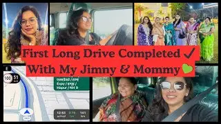 My First Long Drive With Mommy in My Jimny | Delhi to Aligarh Road Trip | Trip to Nani Village 💚