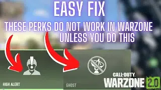 Warzone 2 Perks Not Working? (Quick Fix/Workaround) | High Alert Not Working in Warzone? | CODMW2